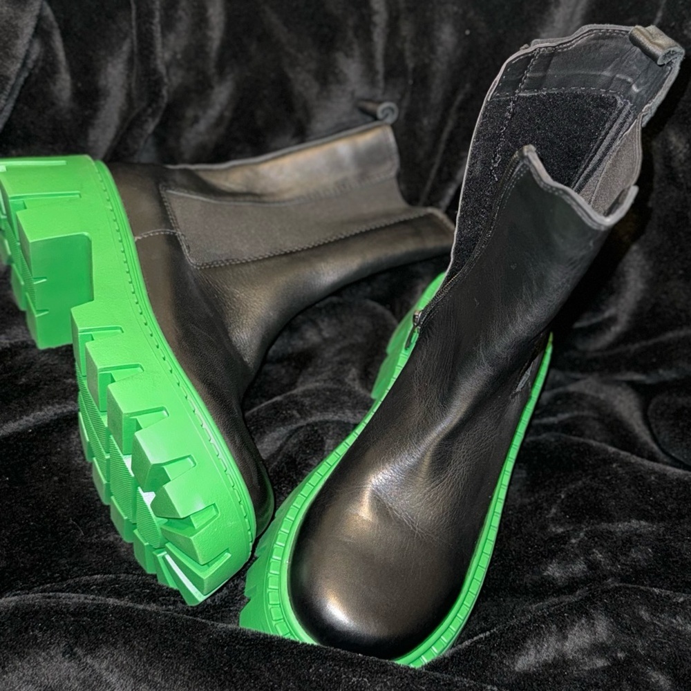 Steve Madden Charges Black/green NEW* - Picture 7 of 8